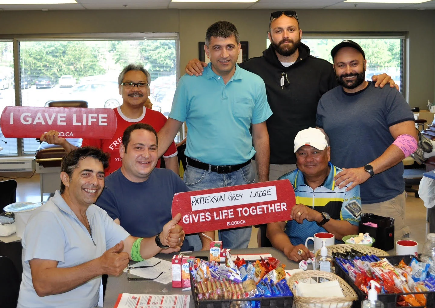 Patterson Grey Lodge community blood donation activity in 2016