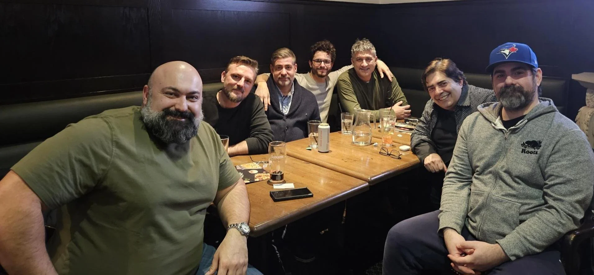 Members of Patterson Grey Lodge gathered informally